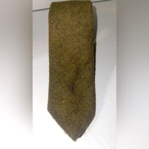 Yves Saint Laurent Brown Tie wool